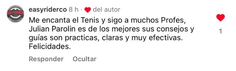 Testimonios JEP TENNIS 3